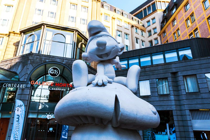 Did you know that Smurfs are originally Belgians?, Brussels
