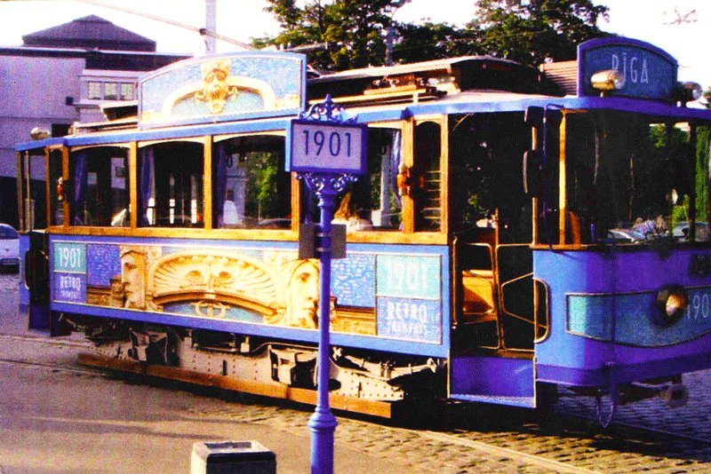 The very first Riga tram had only 1 tram-car, Riga