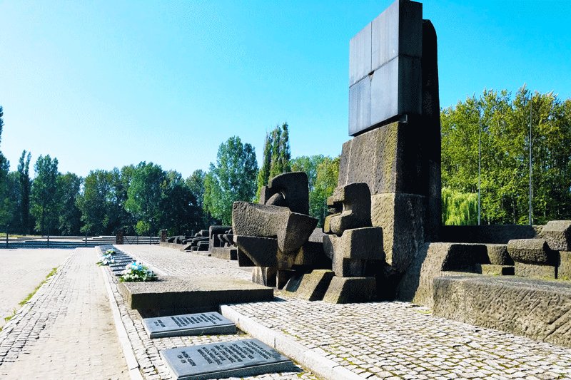 Memorial to the victims of Holocaust in Auschwitz, Krakow