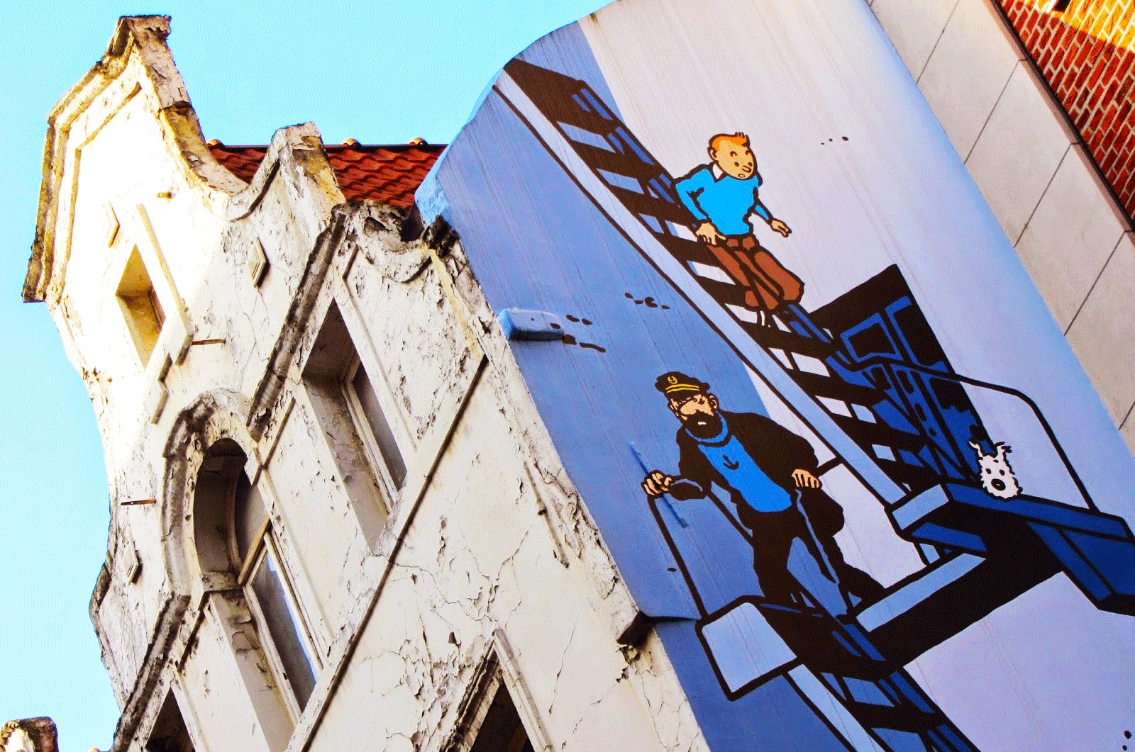 How to take comic strip route in Brussels