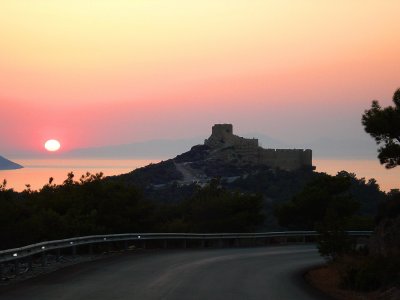 See the most beautiful sunset on Rhodes on Rhodes