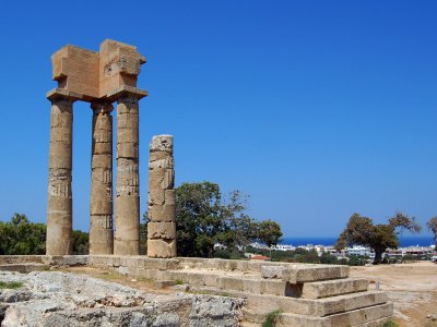 See the Acropolis of Rhodes on Rhodes