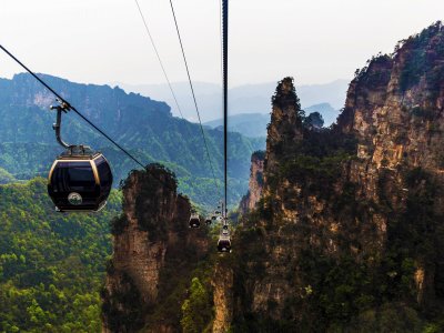 Take a ride on the world's longest cable car in Zhangjiajie