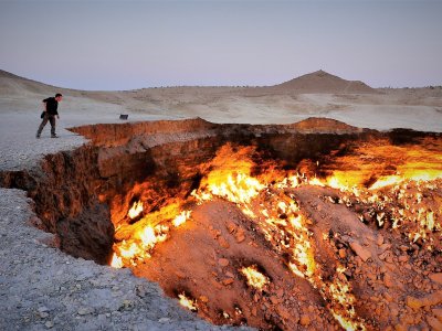 See the Door to Hell in Ashgabad