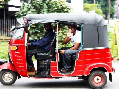 Take a tuk tuk ride in Kandy