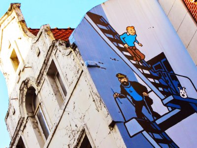 Take comic strip route in Brussels