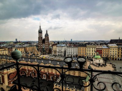 Go up to the Town Hall tower's top in Krakow