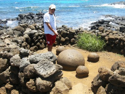 Find the Navel of the World on Easter Island
