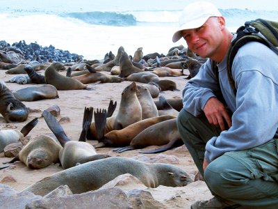 Watch fur seals in Swakopmund
