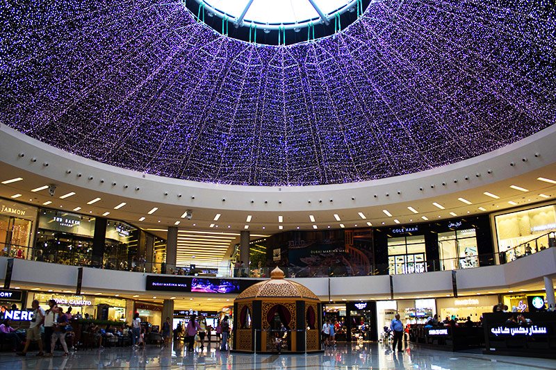 Inside Marina Mall, Dubai