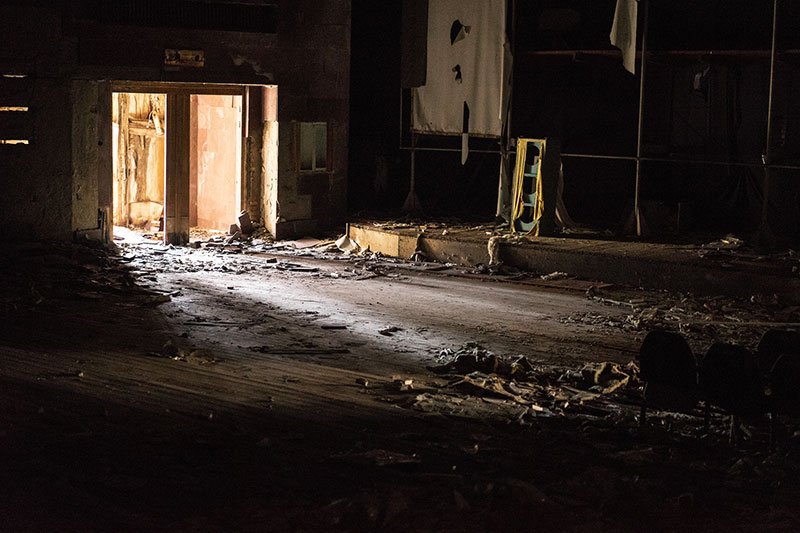 Prometheus cinema from the inside, Pripyat