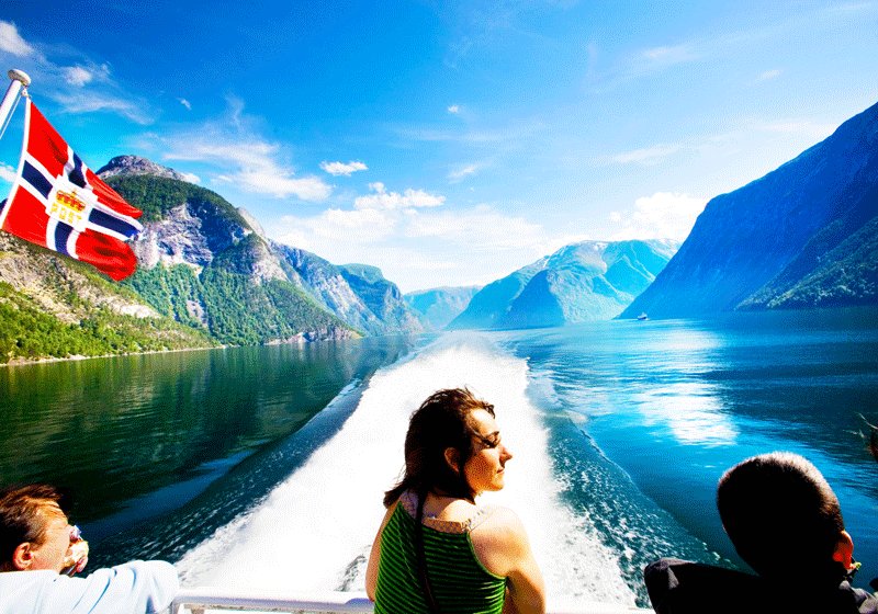 Look around during the trip. Fiord's nature is gorgeous, Oslo