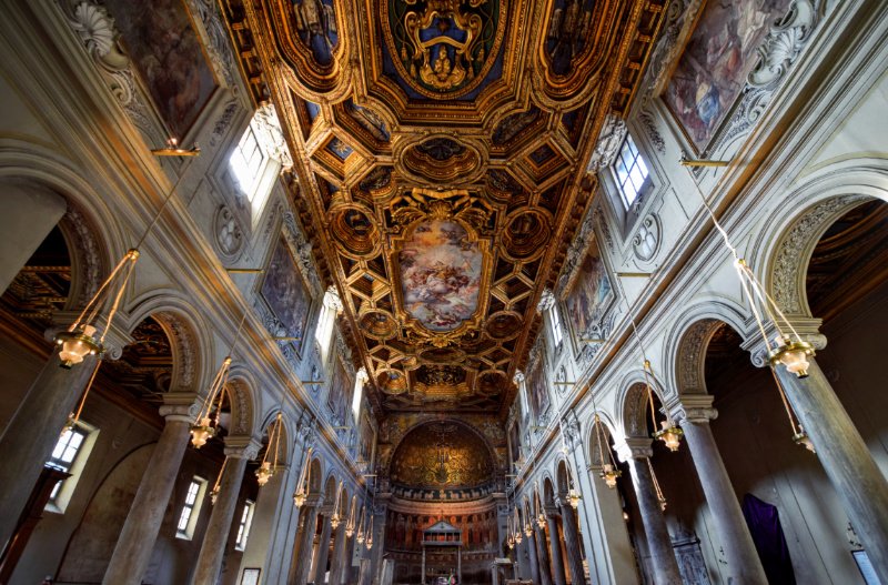 The Basilica of San Clemente interior