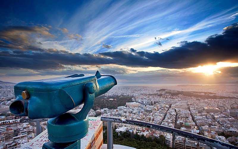 View from the top of the hill