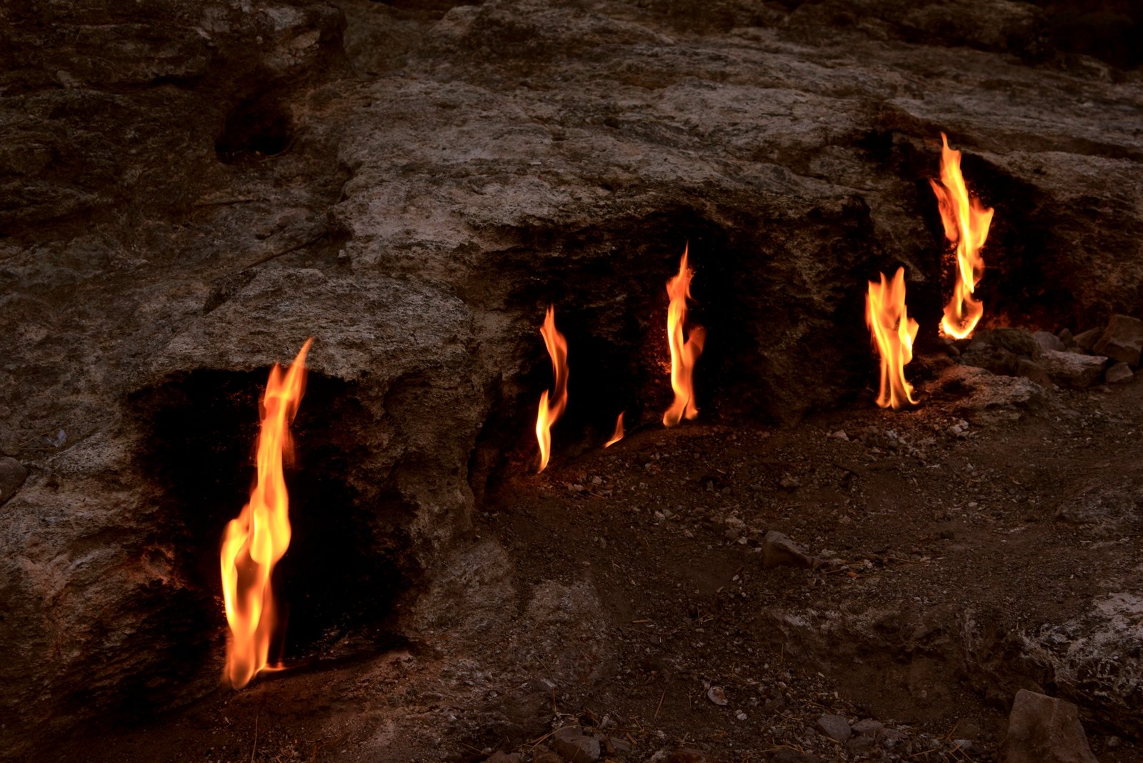 How to fry marshmallows in Chimera fires in Antalya