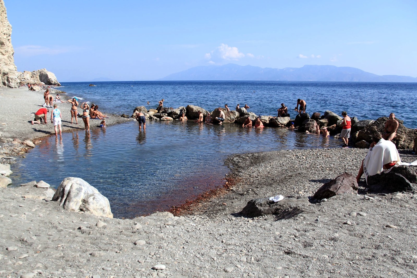 How to heal in the wells of the thermal spring on Kos