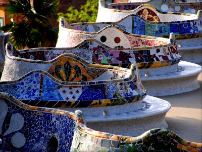 Sit on the most comfortable bench in the world in Barcelona