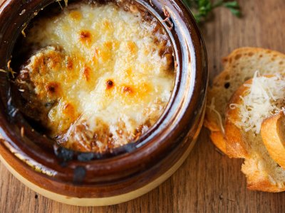 Try onion soup in Paris