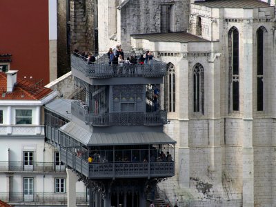 Ride the Elevador di Santa Justa in Lisbon