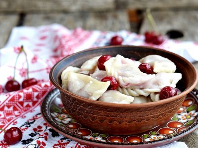 Taste hot dumplings in Kiev