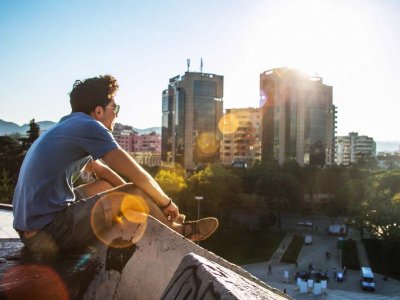 Climb the Pyramid in Tirana
