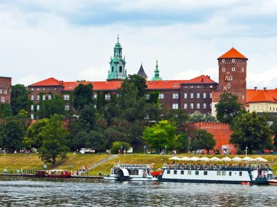 Ride in a motor ship down the Vistula in Krakow