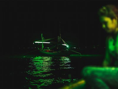 Night-Time Squid Fishing in Pattaya