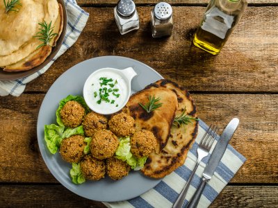 Try falafel in Dubai