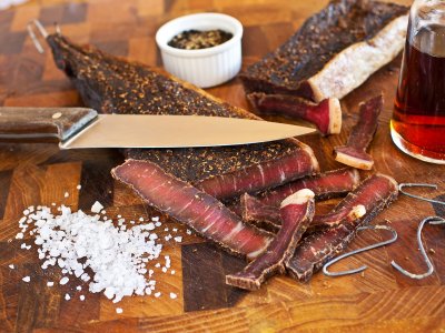 Taste biltong in Cape Town