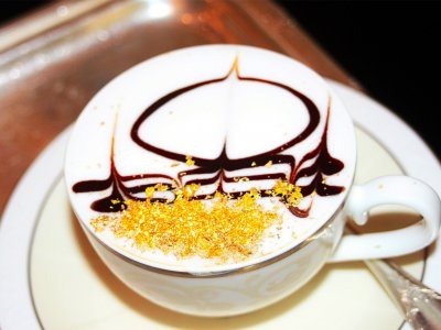 Have a cup of gold coffee in Dubai