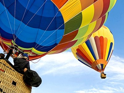 Fly on a hot air balloon in Kiev