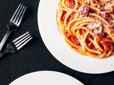 Try bucatini in Rome
