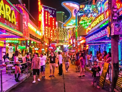 Soi Cowboy Street in Bangkok