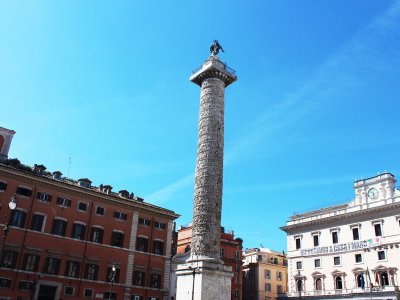 Column of Marcus Aurelius in Rome