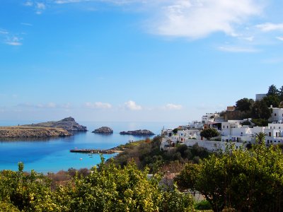 Lindos town on Rhodes