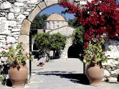 Moni Thari Monastery on Rhodes