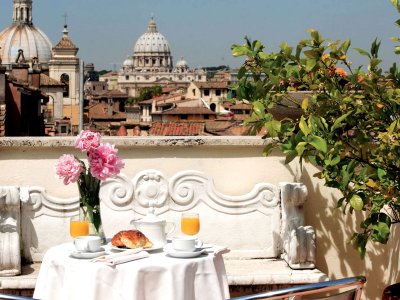 Restaurant in Genio Hotel in Rome