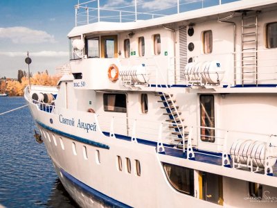 Cruise on the ship to Chernobyl and Pripyat