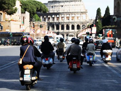Best of Rome on Vespa